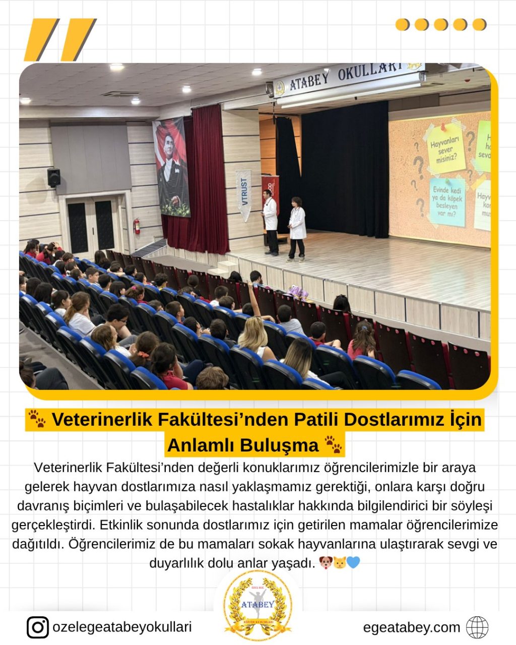 Instagram post from ozelegeatabeyokullari. This post is in position 0.