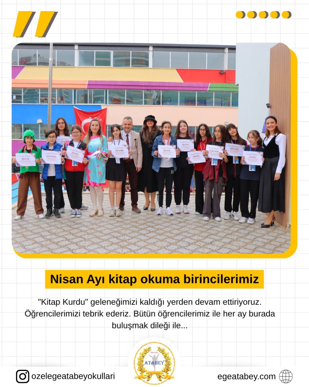Instagram post from ozelegeatabeyokullari. This post is in position 3.